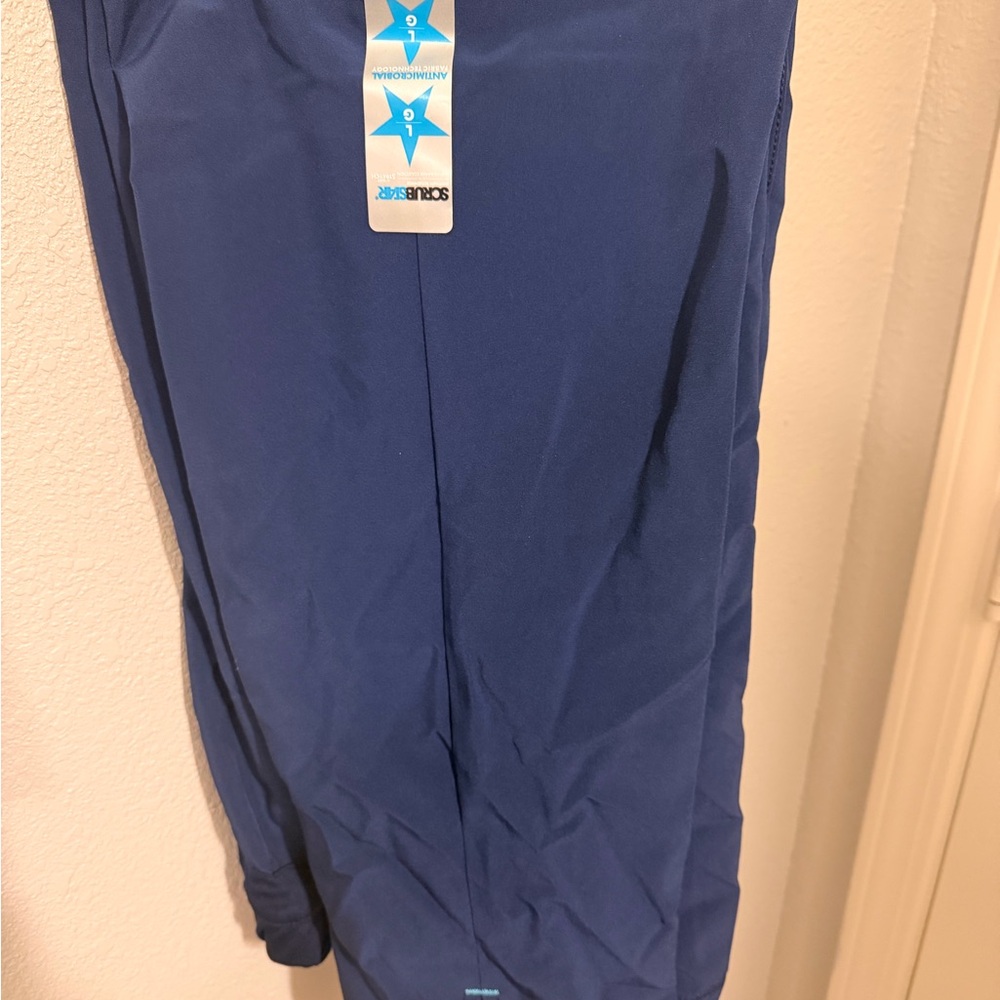 Smart Scrubs Navy Straight-Leg Women's Pants